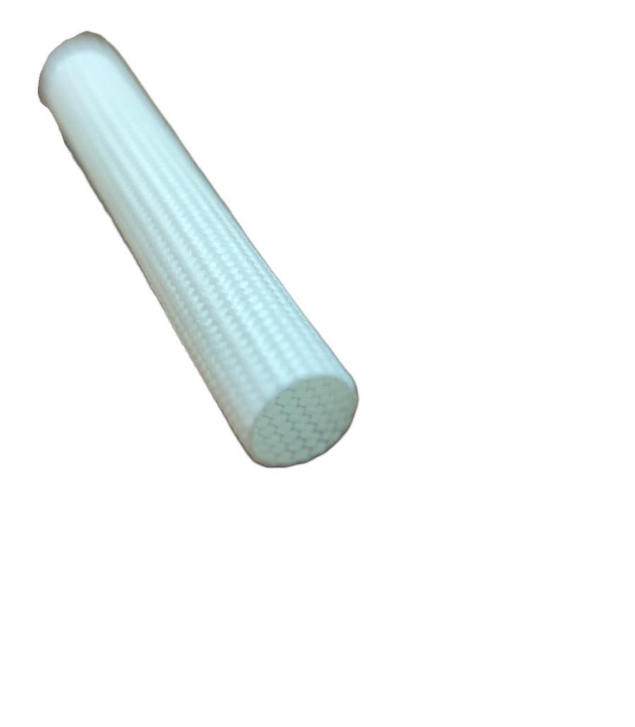 Electx Electrical Supply white Fiber Glass Sleeves for durable cable management protection