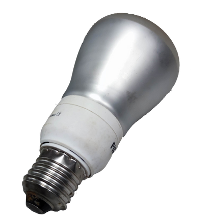 Firefly 11W Reflectorize CFL E27 Daylight compact fluorescent bulb with silver reflector and screw base