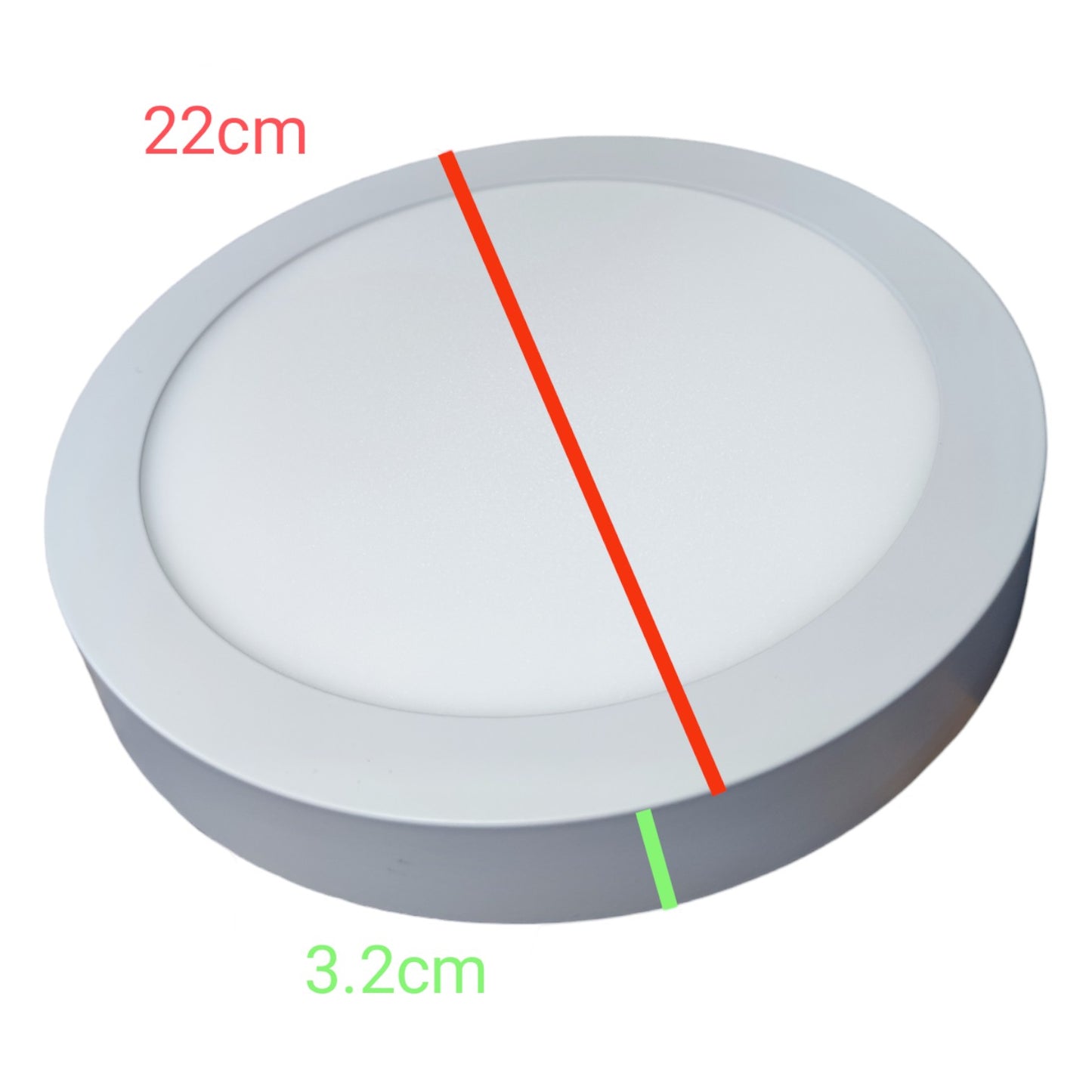 Firefly 18W LED Downlight Surface Type 220V Daylight 6500K EDL213618DL