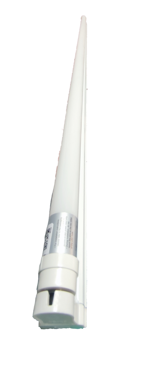 Firefly 18W T8 LED tube with fixture featuring a sleek design for efficient lighting