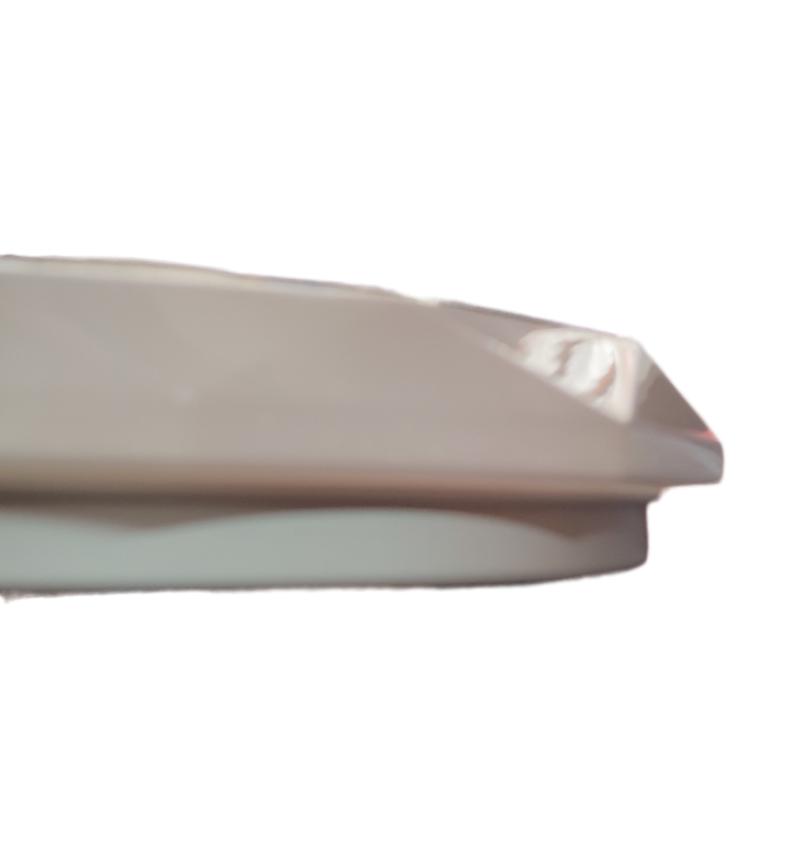 Close-up side view of Firefly 24W LED ceiling light 220V with sleek white design