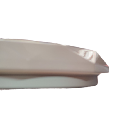 Close-up side view of Firefly 24W LED ceiling light 220V with sleek white design