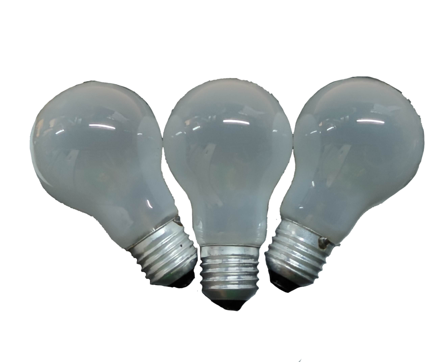 Firefly 50W incandescent lamp E27, pack of three, ideal for bright indoor lighting solutions