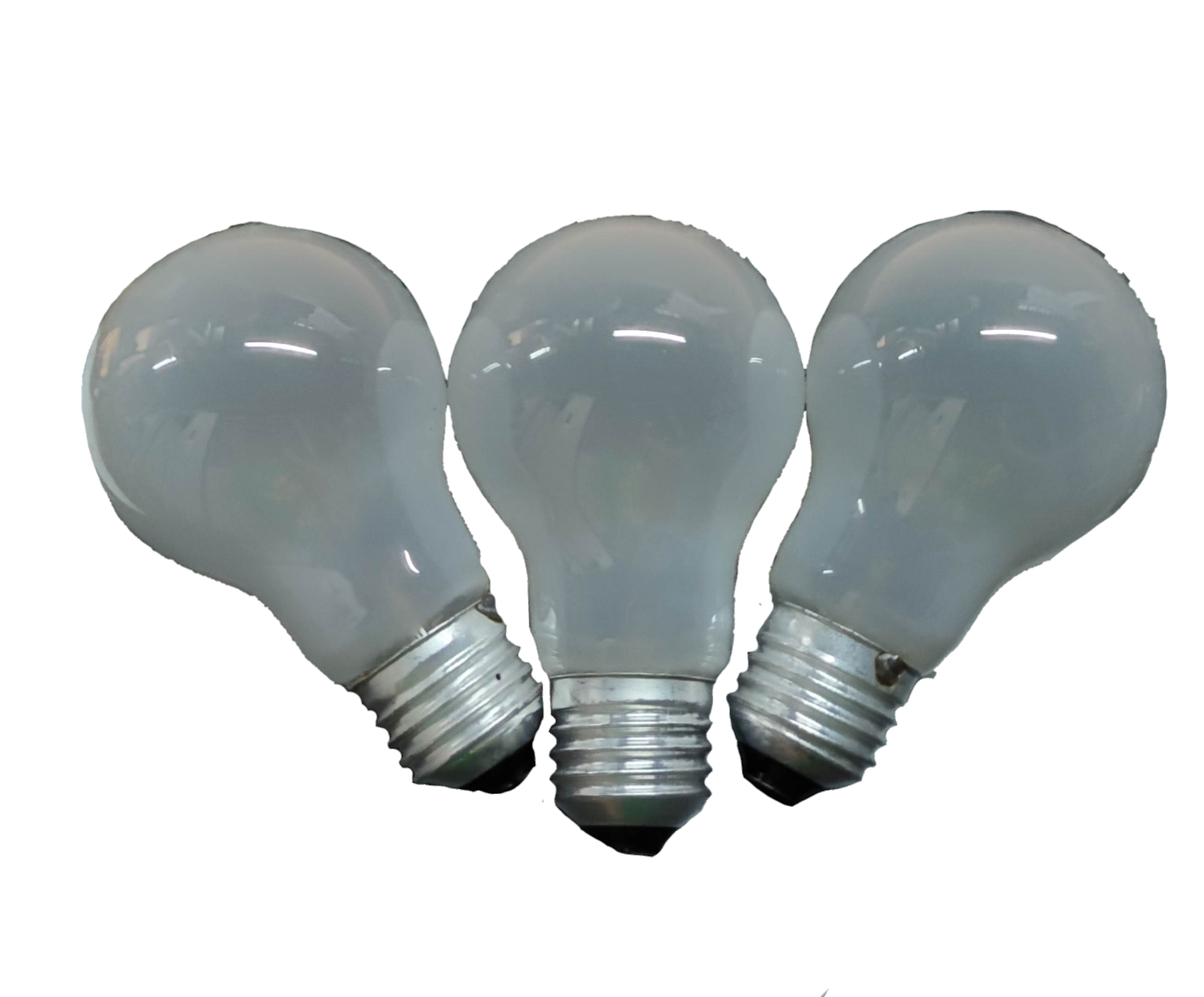 Firefly 50W incandescent lamp E27, pack of three, ideal for bright indoor lighting solutions