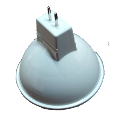 Firefly 5W MR-16 LED Warm White 3000K bulb with white dome housing and two pin base
