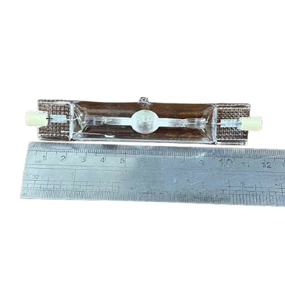 Firefly 70W metal halide lamp linear shown alongside a ruler for size comparison