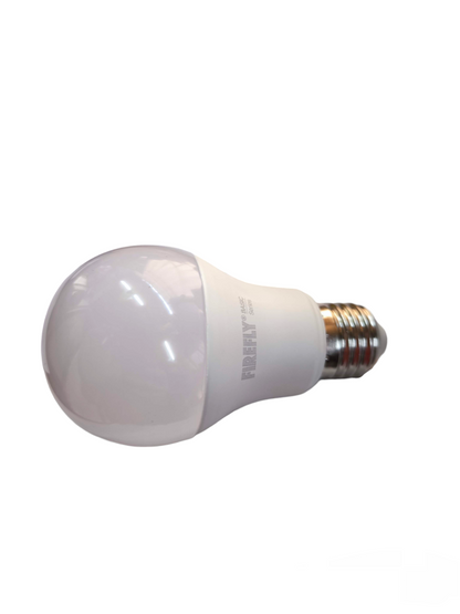 Firefly 8W tri color LED bulb with frosted dome and standard screw base for versatile lighting
