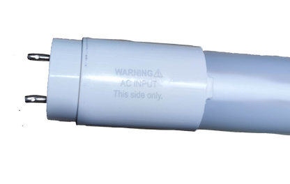 Firefly 9W daylight LED tube single ended with AC input label for energy-efficient lighting
