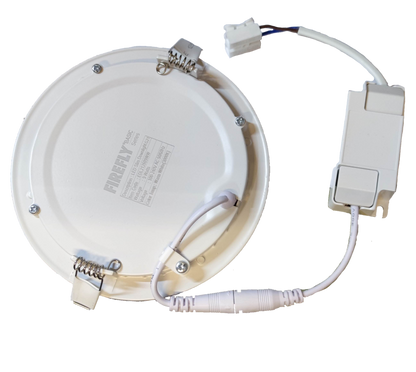 Firefly 9W LED round recessed downlight designed for sleek ceiling illumination