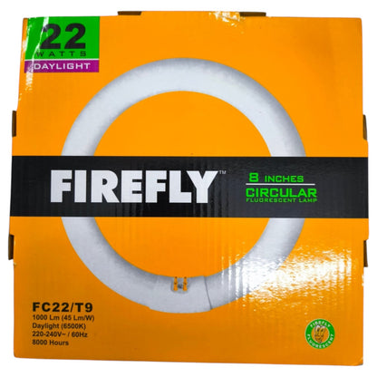 Firefly 22W Circular Lamp Fluorescent Tube G10q Daylight 6500K FC22/T9
