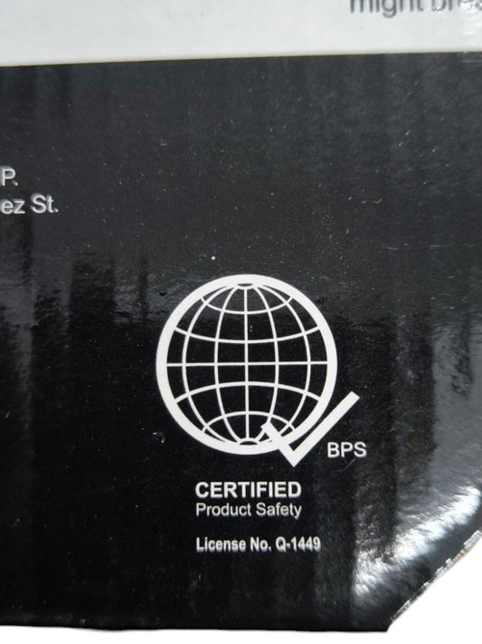 Firefly compact fluorescent bulb packaging showing BPS certified globe logo and label text Circular Lamp 22W  6500K Daylight