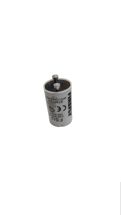 Firefly Fluorescent Starter FSU 4-65W 220V cylindrical starter for fluorescent tubes lighting accessories