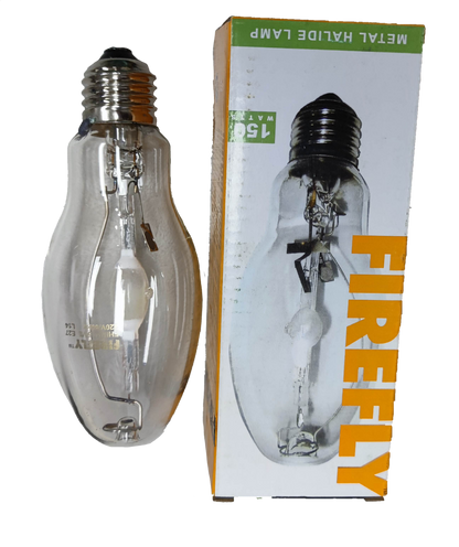 Firefly Metal Halide Lamp Elliptical high intensity discharge bulb with packaging