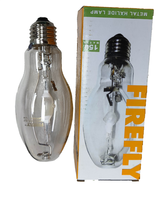 Firefly Metal Halide Lamp Elliptical high intensity discharge bulb with packaging