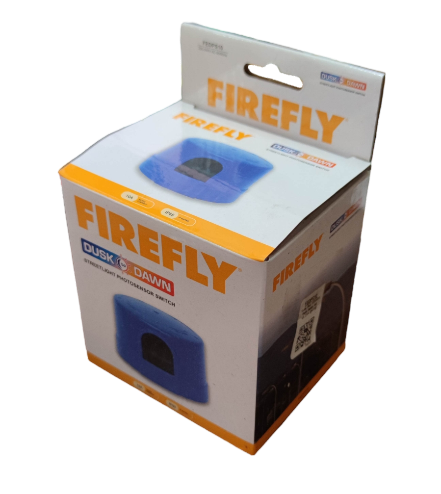 Firefly Photo Sensor Switch 10A 250V dusk to dawn sensor in retail box blue photocell