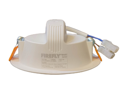 Firefly Tri Color LED Downlight 9W 220V with a sleek design for versatile ceiling illumination