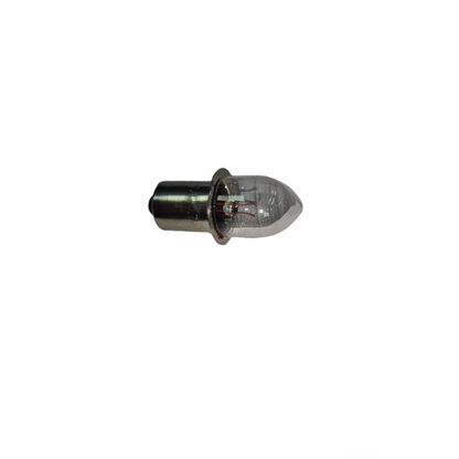 Flashlight bulb B9 socket with clear glass and metal base lighting component from Taiwan
