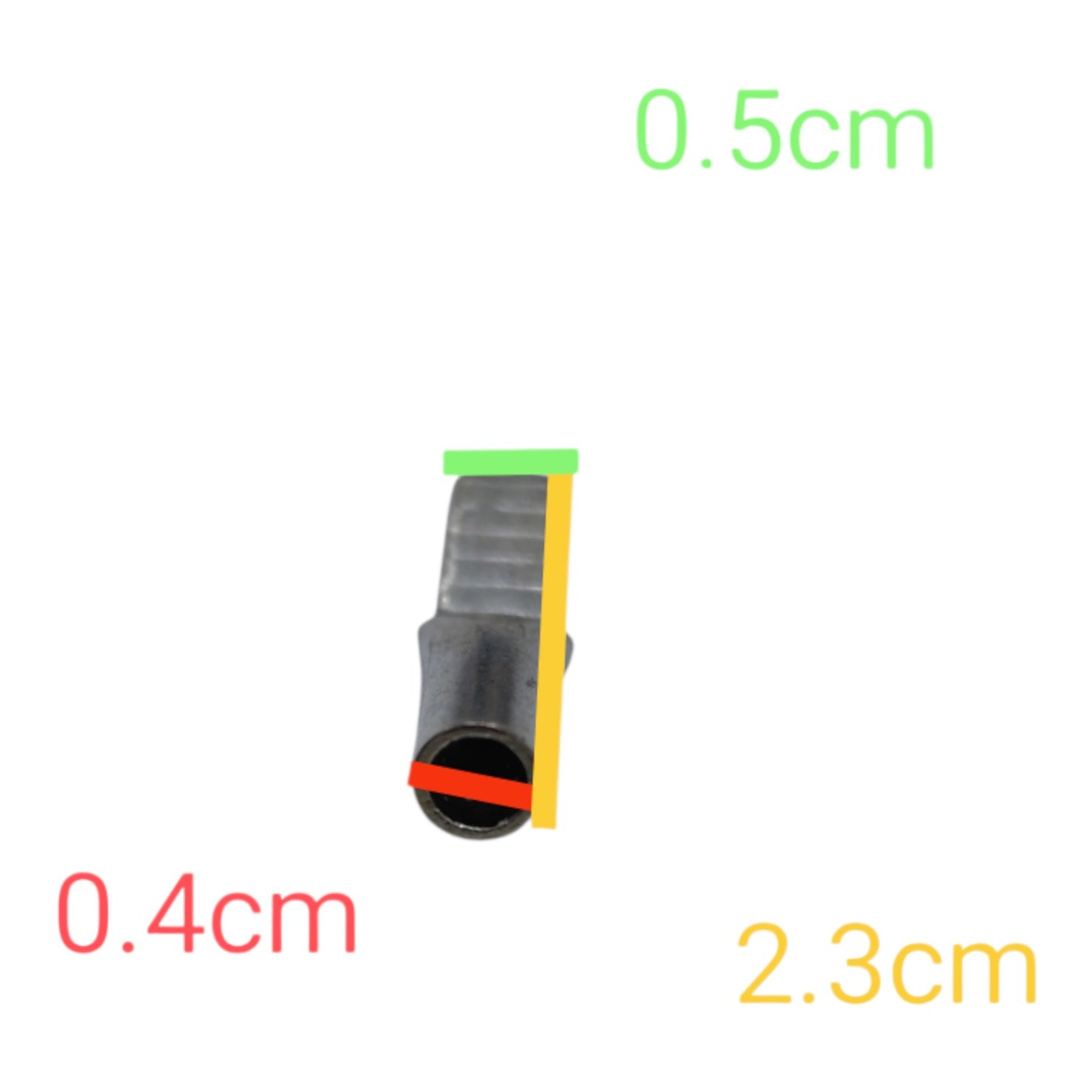 Terminal Lugs for Miniature Circuit Breaker C45-6 Flat Head Terminal 3.5mm to 4mm, 5PCS