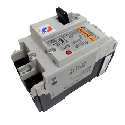 Fuji 100A MCCB molded case circuit breaker designed for reliable electrical protection in industrial applications