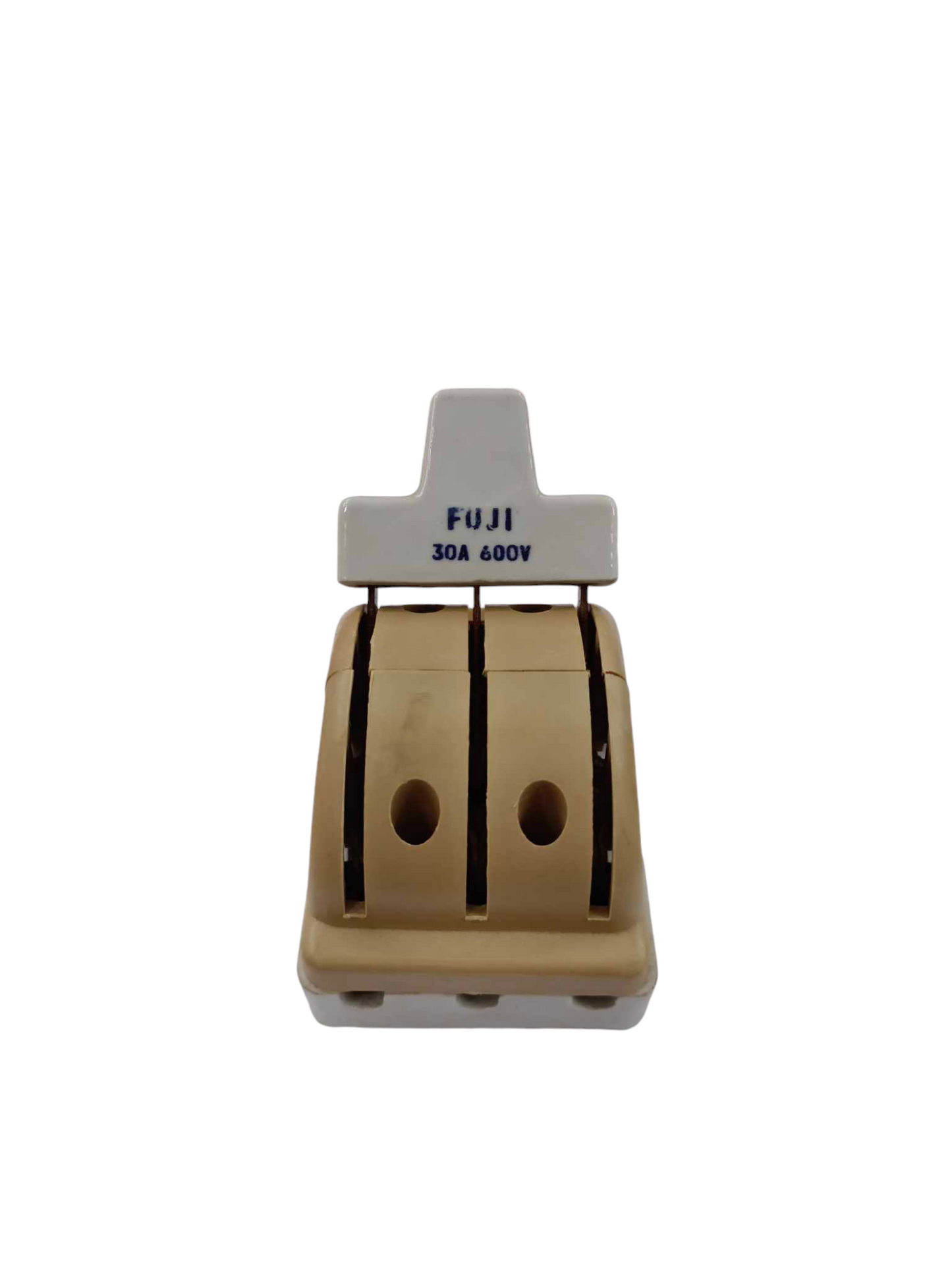 Taiyou 30A 3PDT 600V Switch Porcelain in beige and white for power points and switches