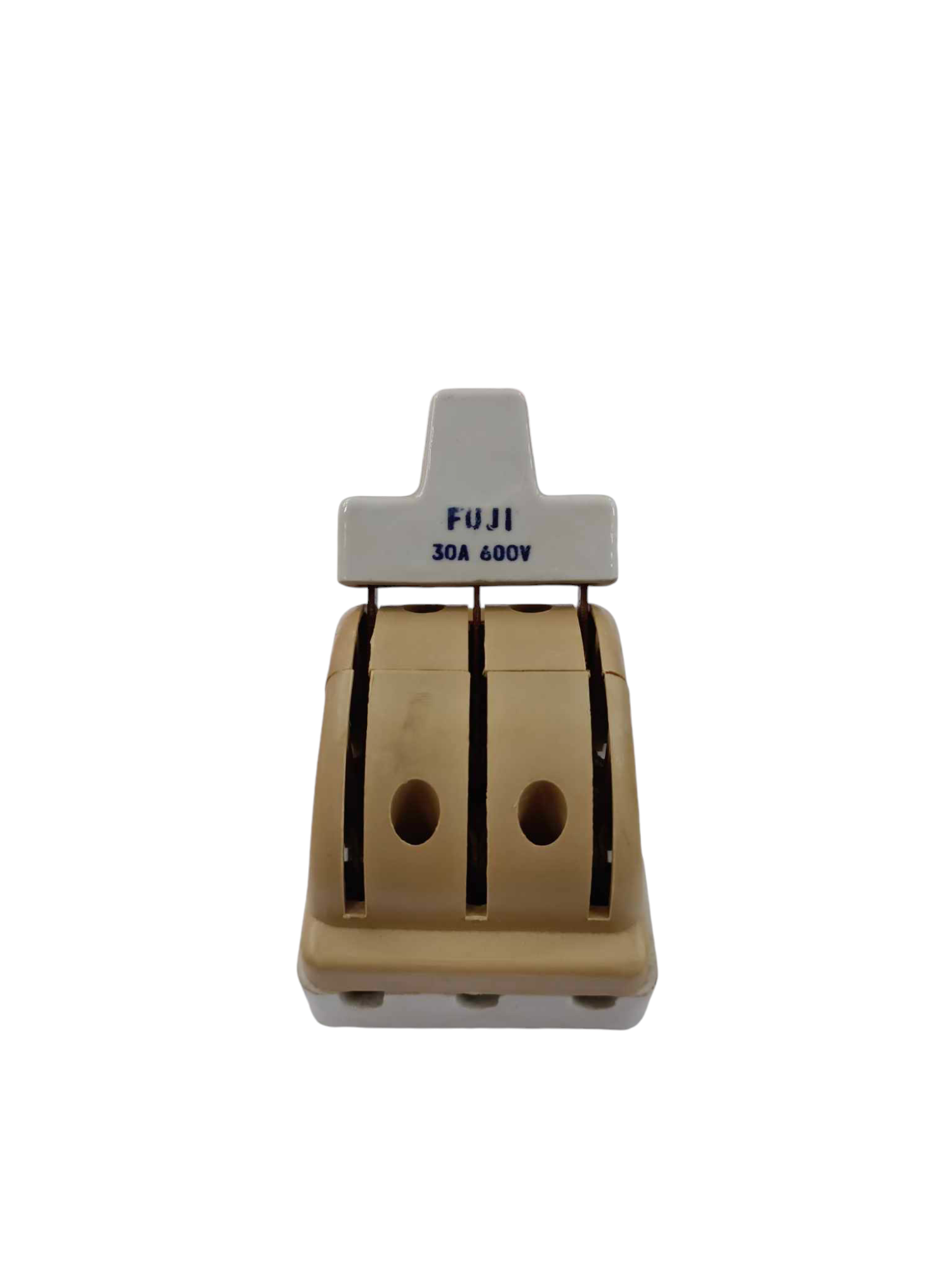 Taiyou 30A 3PDT 600V Switch Porcelain in beige and white for power points and switches