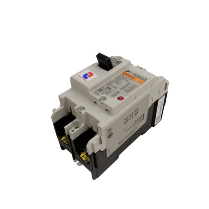Fuji BW50EAG-CE circuit breaker 15 amp 230V two pole molded case breaker with black toggle