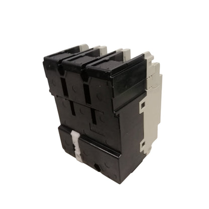 Fuji MCCB 50A circuit breaker three pole molded case industrial breaker in black and white
