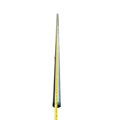 Mayer 2" RSC Pipe 2 Inches x 10 Feet or 63mm black steel pipe photographed with tape measure