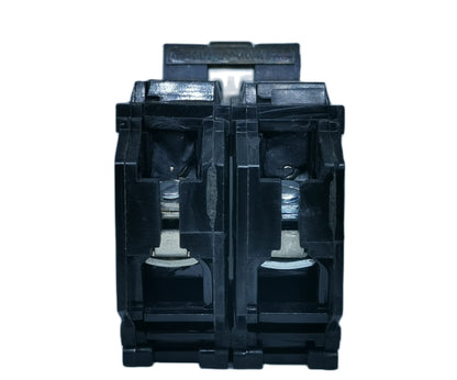 GE 20A 2P Plug in 20A 2P Circuit Breakers black electrical component close-up