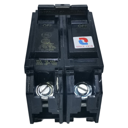 ABB 30A 2 Pole Single Phase Plug-in Circuit Breaker with Dual Switches for Electrical Systems
