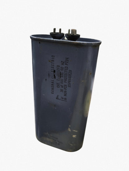 GE 30uf 440VAC capacitor refurbished with durable design for electrical applications