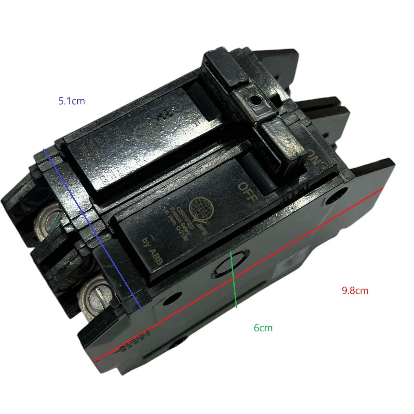GE 50A Circuit Breaker 2 Pole with a compact design for reliable electrical protection