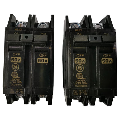 GE 50A Circuit Breaker 2 Pole design for reliable electrical protection and safety in residential use