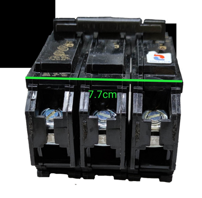 GE circuit breaker 15 amp 3 pole with three connectors for reliable electrical protection