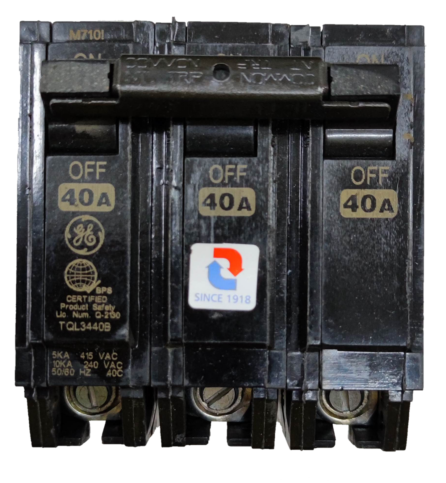 GE circuit breaker 15 amp 3 pole for electrical safety and circuit protection in homes and businesses