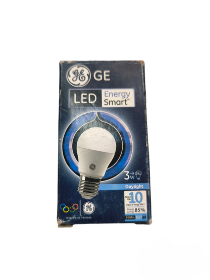 GE 3W LED bulb E27 daylight energy smart LED bulb in retail packaging