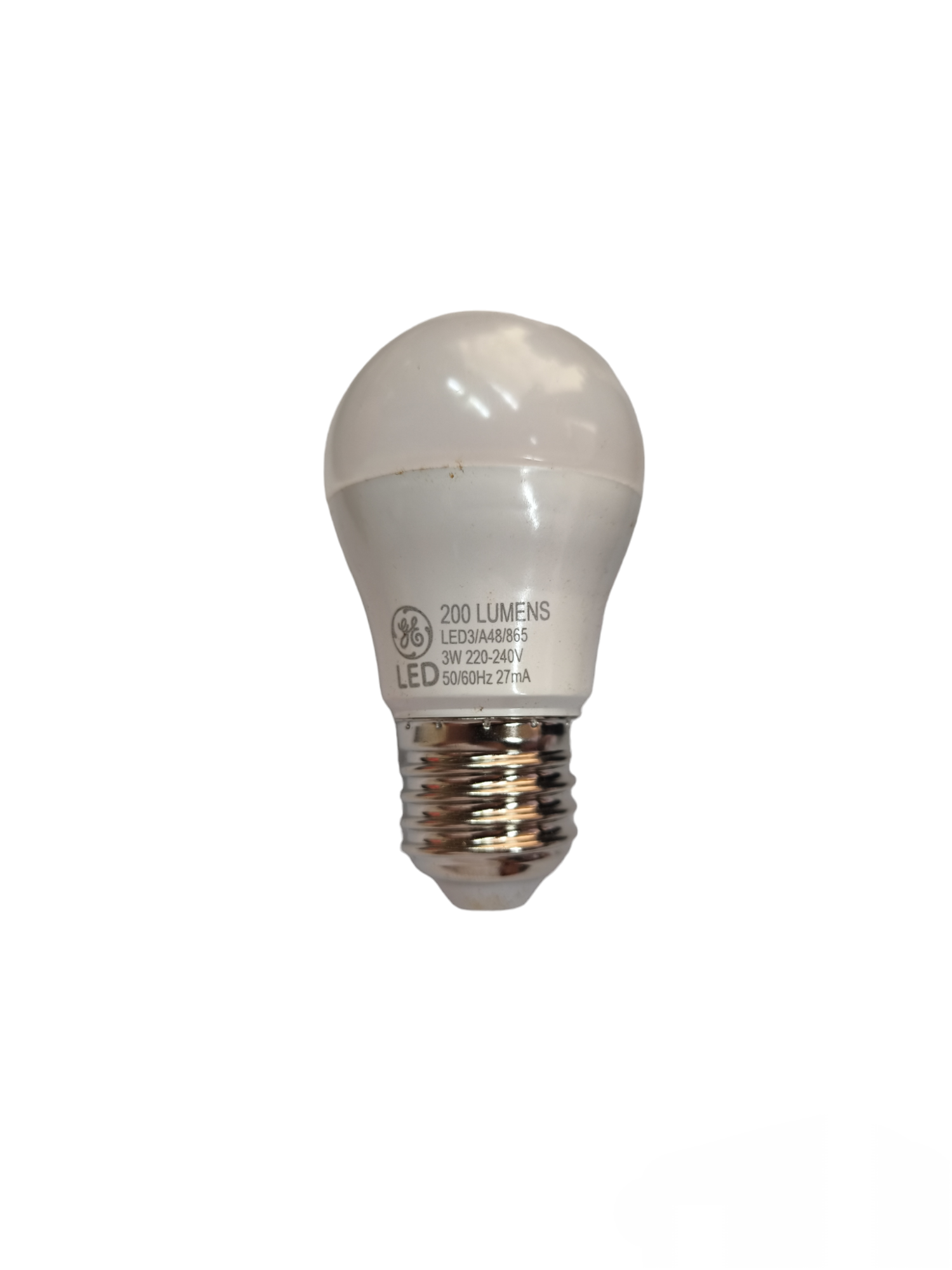 GE 3W LED bulb E27 daylight with 200 lumens energy-saving LED light bulb