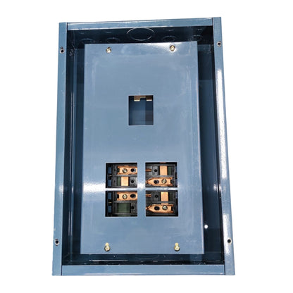 4 Branches Panel Board Center Main 2 Pole Bolt On TQC for 2 Pole Plug In Circuit Breaker Surface Mounted Style Metal Base