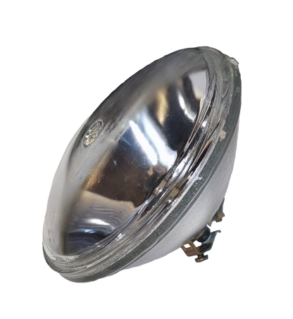 GE sealed beam 12V 30W spotlight with a reflective surface for bright, focused lighting