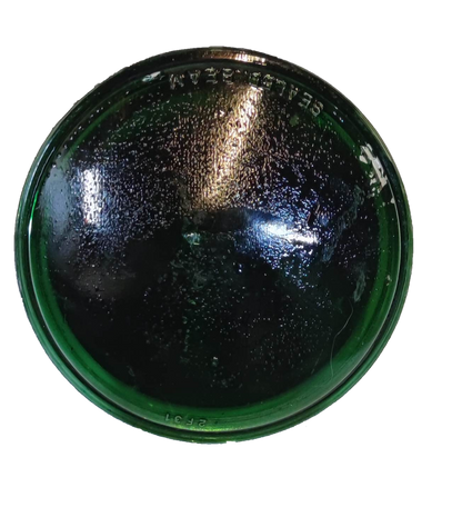 GE sealed beam 12V 30W spotlight with a clear glass lens for bright illumination