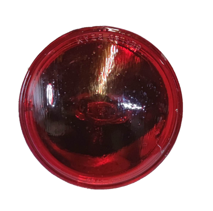 GE sealed beam 12V 30W spotlight with a red lens for effective illumination