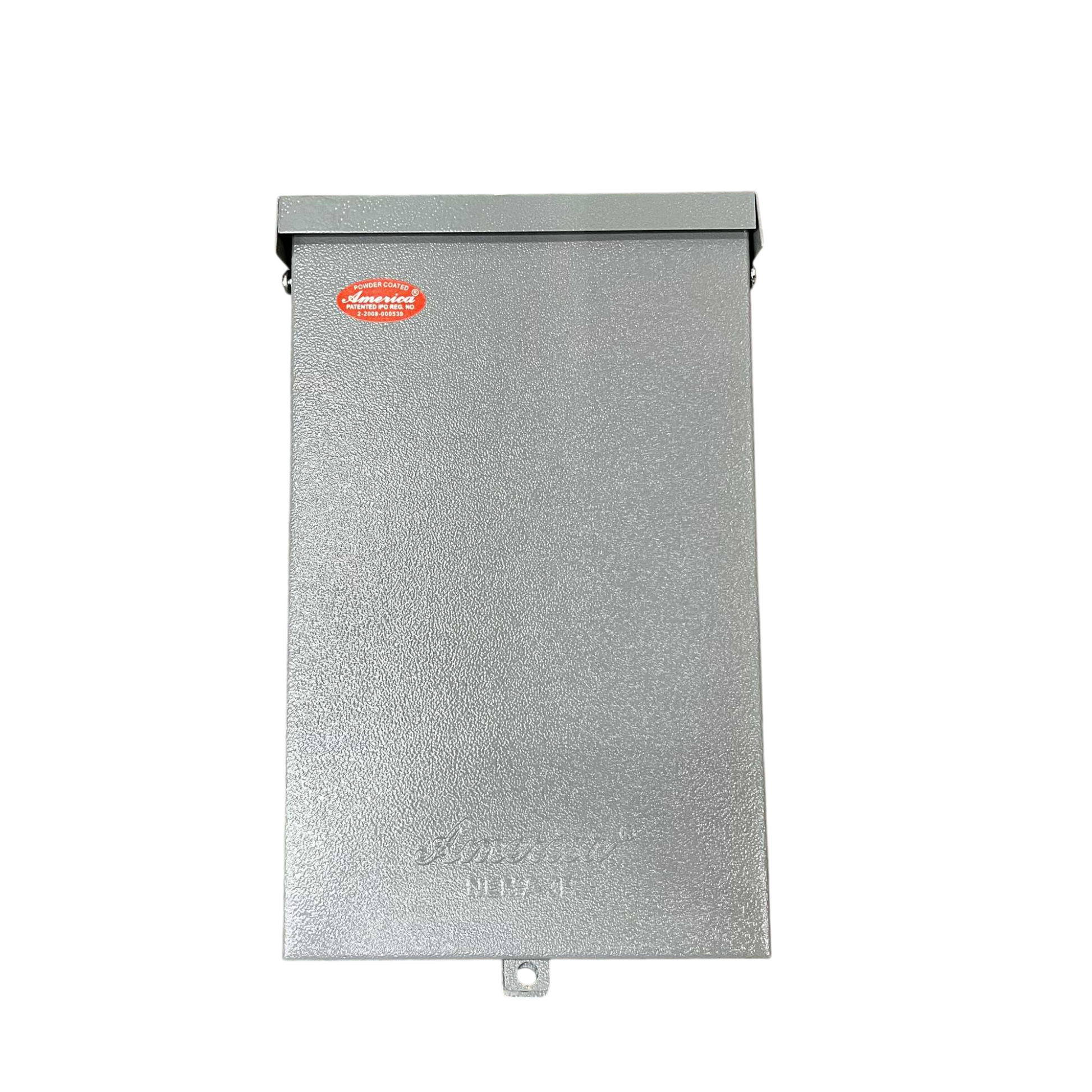 GE TQL 2 pole breaker housing in gray metal construction designed for electrical circuit applications