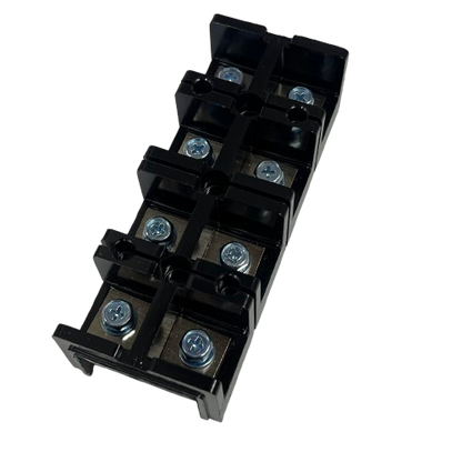 Grippes 100A 4 Pairs Terminal Block 600V black heavy duty screw terminal connector for electrical circuitry