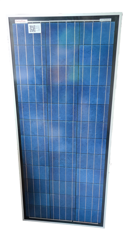 ZwitseRise 100W Solar Panel 1200 x 530 x 35 mm blue photovoltaic solar energy panel