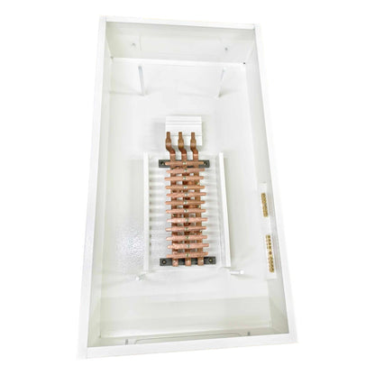 Koten 12 Branches Panel Board 3 Pole Main 2 Pole Branches for Miniature Circuit Breaker KTM1-3P12B2P Flush Mounted Type Metal Base