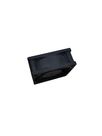 Black 12V DC box fan replacement with compact design for cooling electronic devices