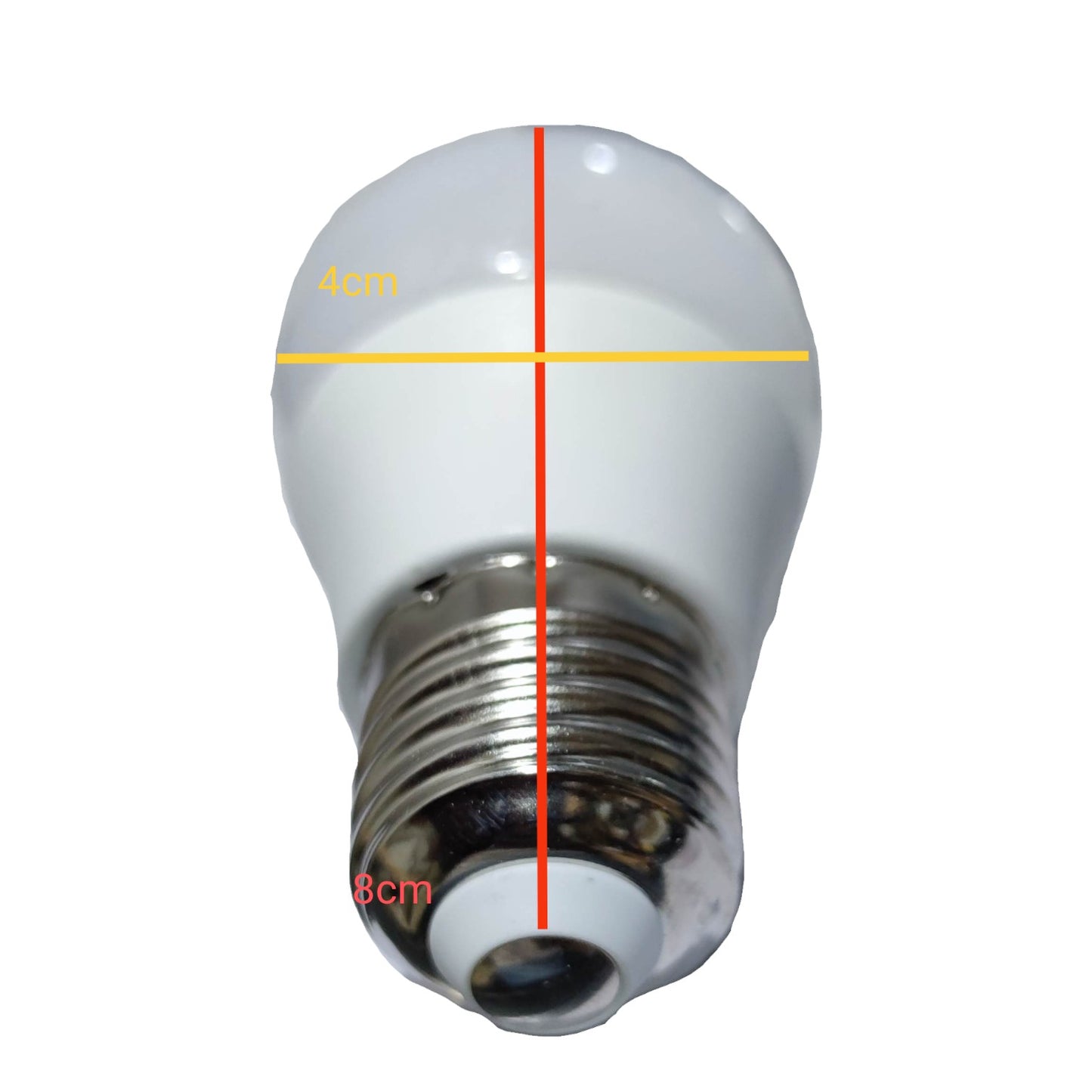 LED Bulb 12V DC 3W E27 Daylight 6500K (Needs Battery to Light up)