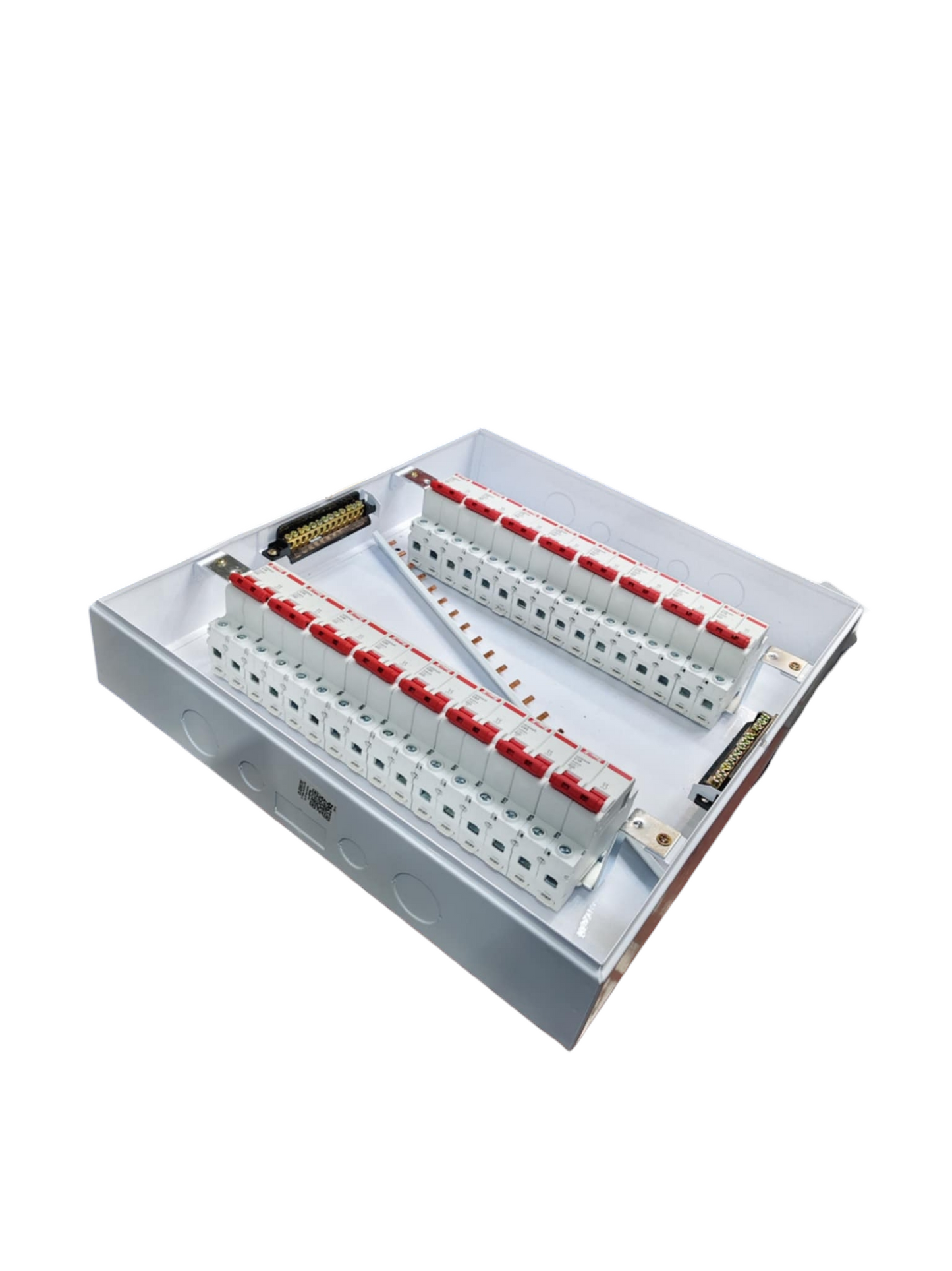 15 Branches 2 Pole Miniature Circuit Breaker electrical panel by Himel and ZY with multiple switches