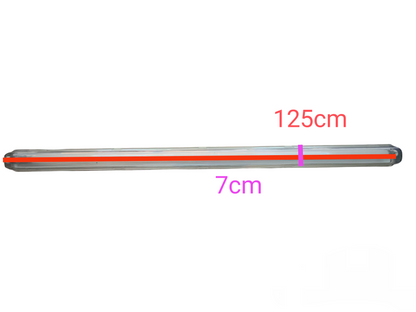 16W 220V daylight LED tube light 6500K outdoor lighting fixture measuring 125cm long and 7cm wide