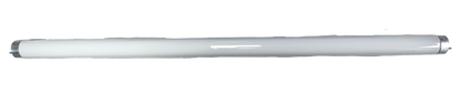 18W T8 UV fluorescent tube 220V white glass tube from China with metal end caps